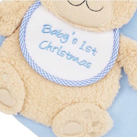 Baby's first Christmas stocking boy nwt - Picture 5 of 6